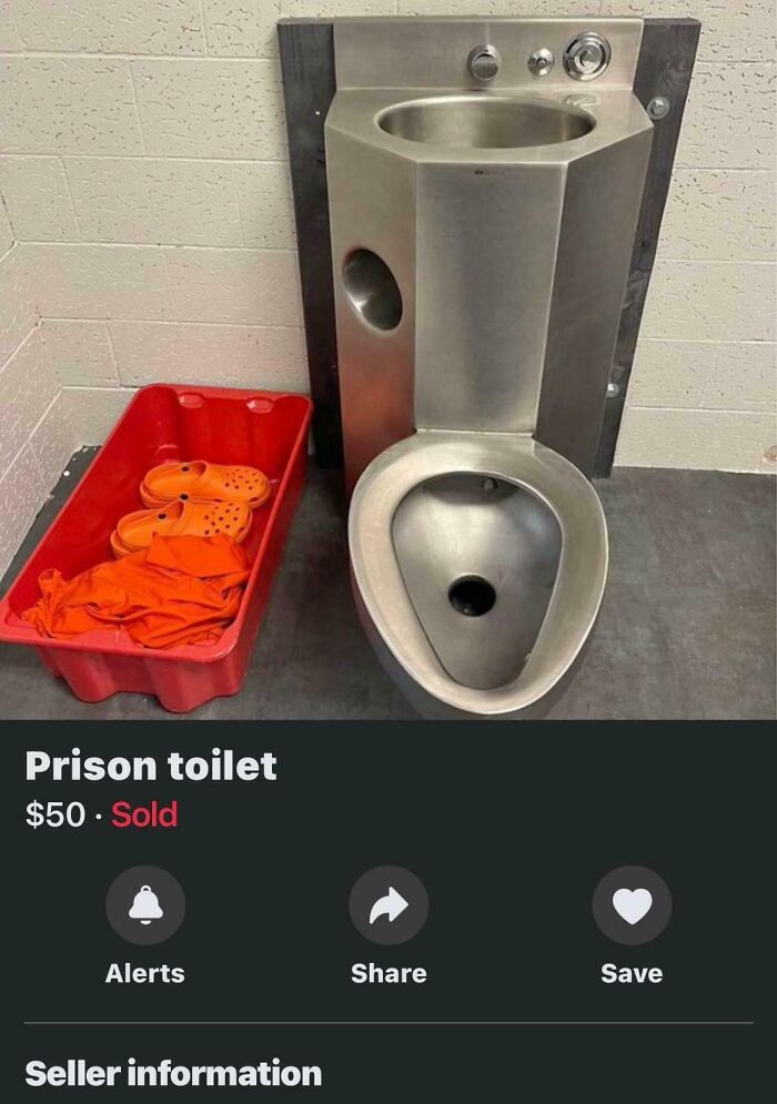 Wait, They’re Actually Selling a Prison Toilet?!