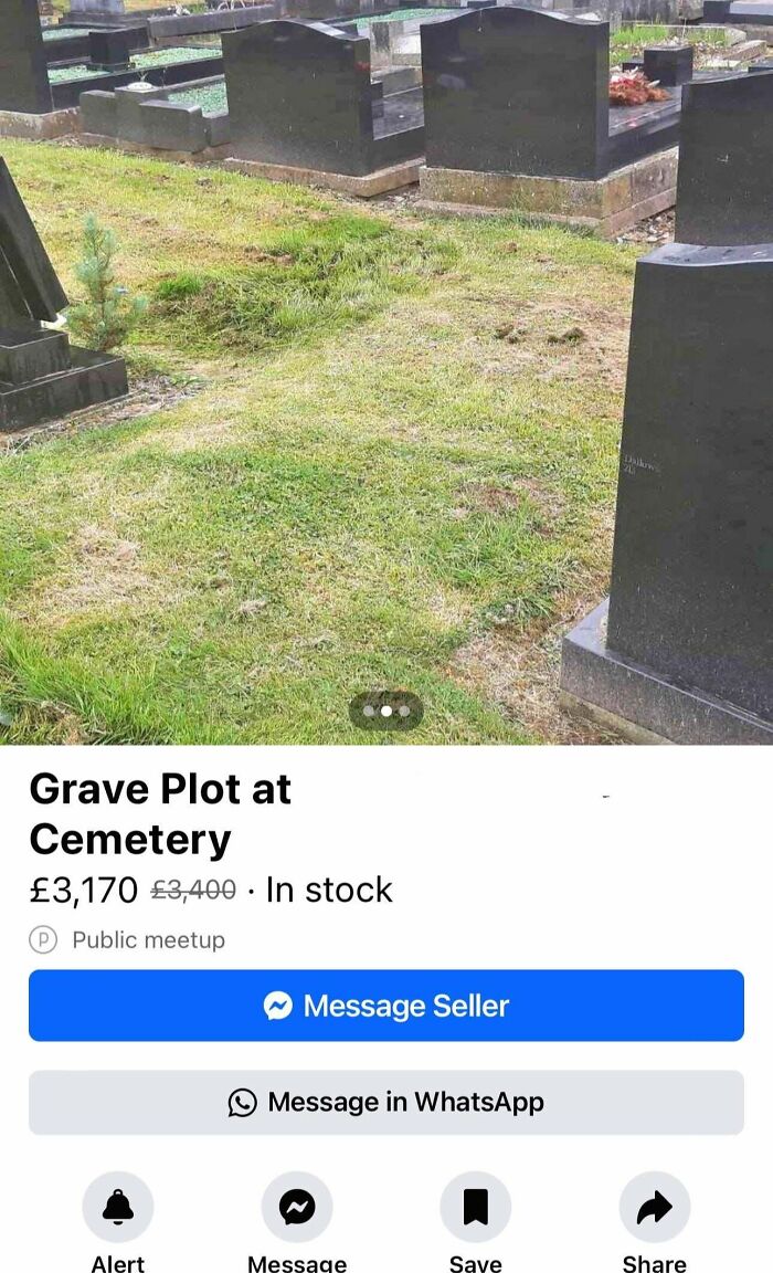 Anyone Want a Burial Site?