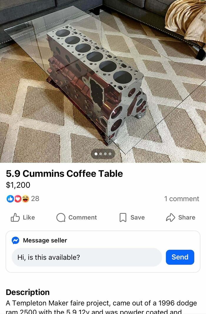 Coffee Table With Personality