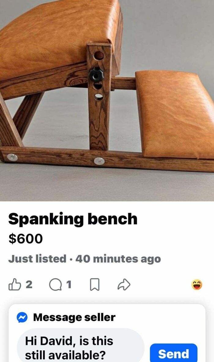 For $600, Could It Have a Cooler Name Than “Spanking Bench”?