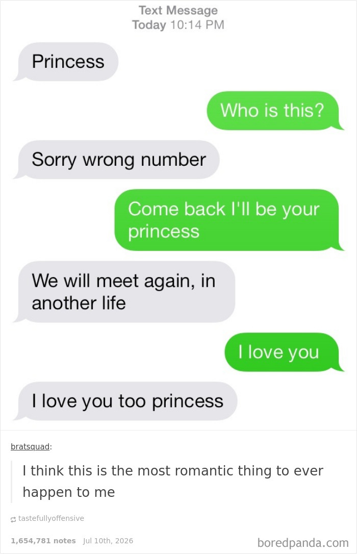 Most Romantic Wrong Number Ever? Yep, That Happened
