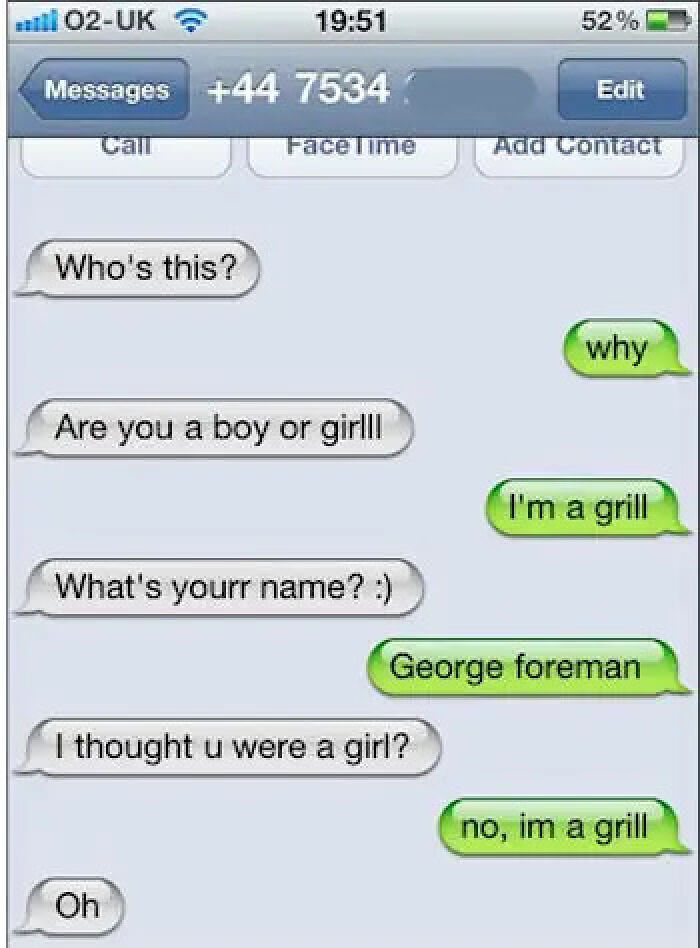The Grill: Wrong Number Style