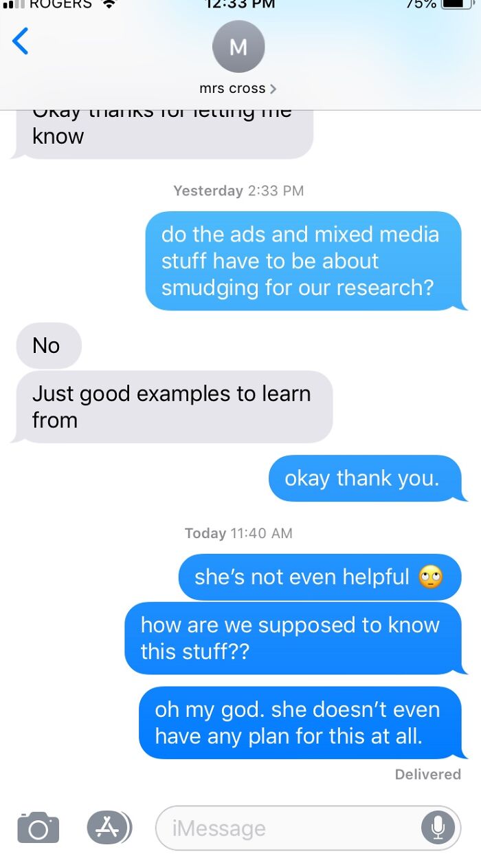 That Time I Accidentally Texted My Teacher Bad Stuff... Oops