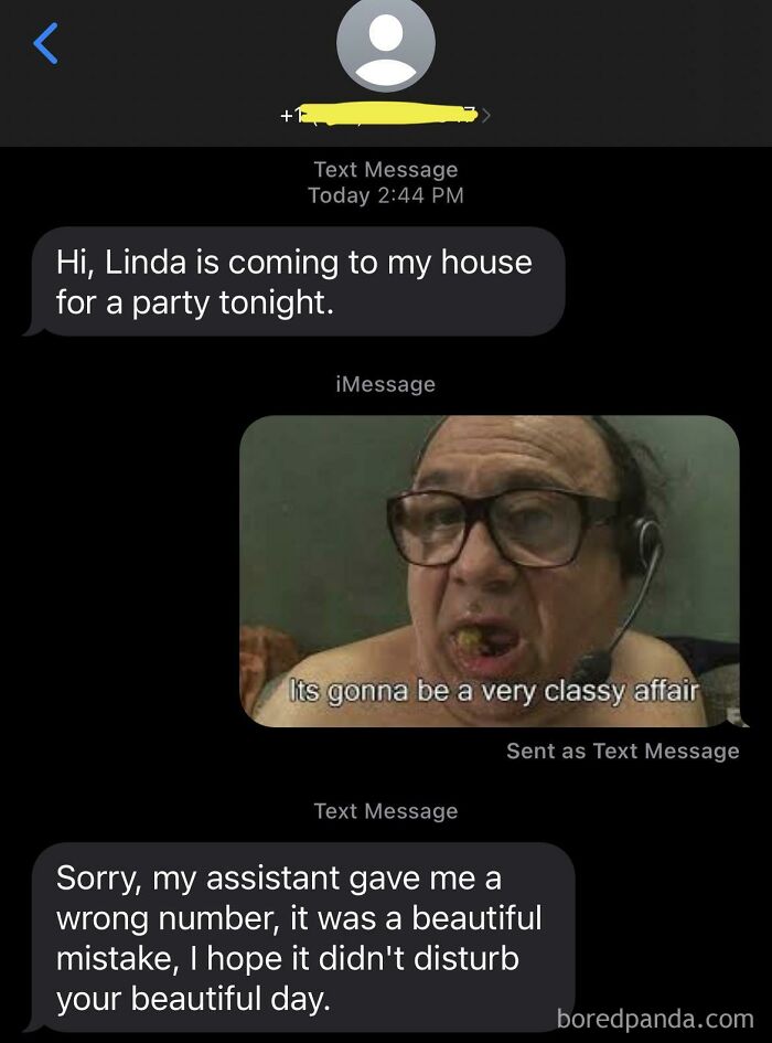 My Very First Wrong Number Text Experience