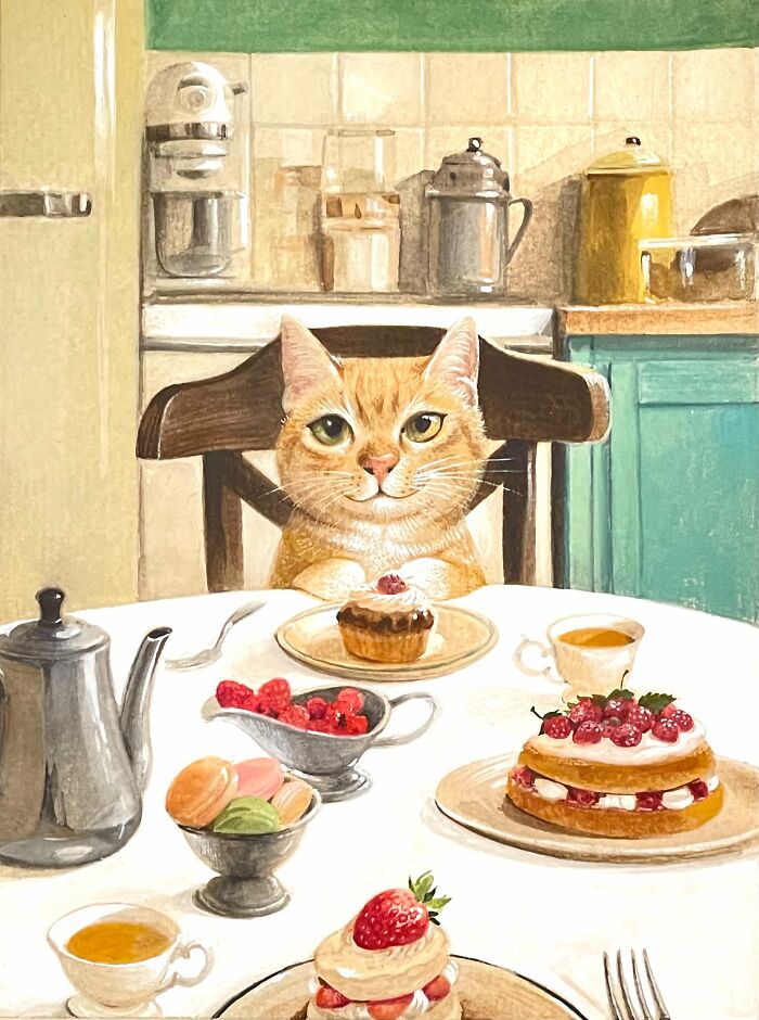 Tea Time is Meow Time