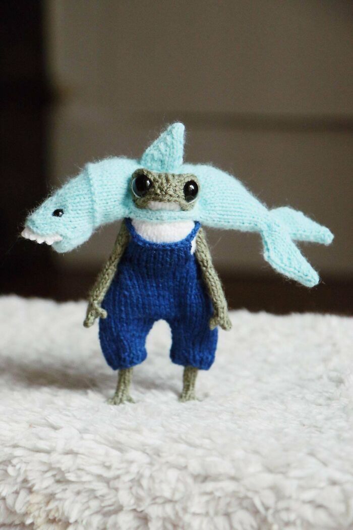 Look what I made: the cutest little frogs ever. Seriously, squeal-worthy.