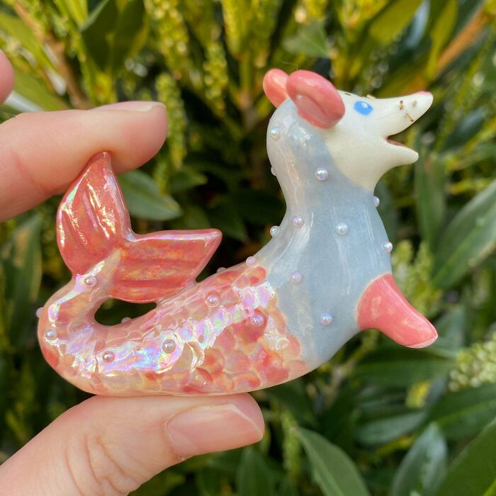 Say hello to possum mermaids, because normal mermaids are overrated.