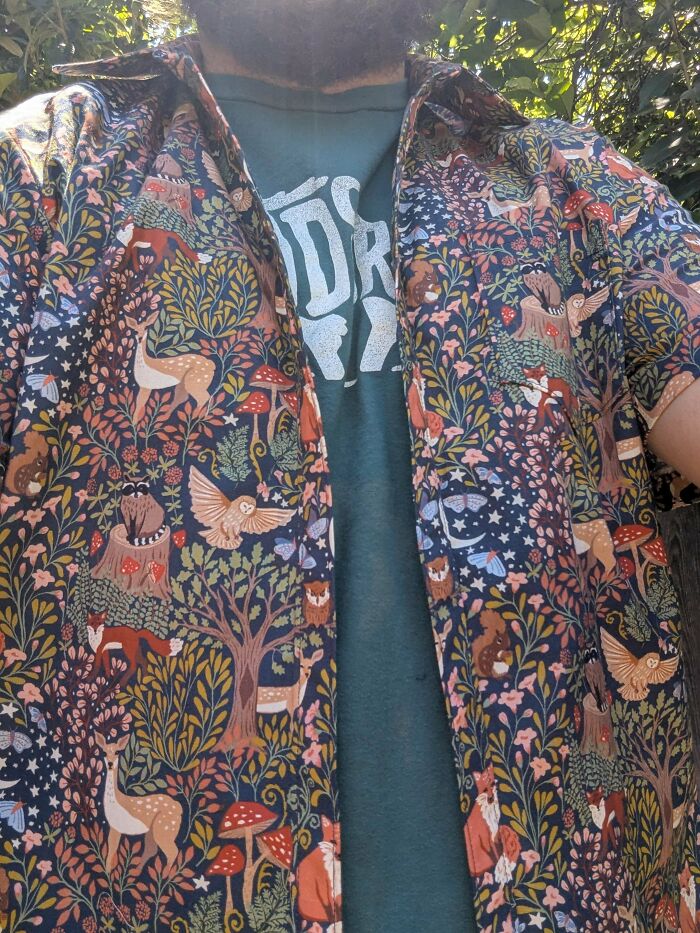 Made a shirt! Because every goblin needs a wardrobe upgrade.