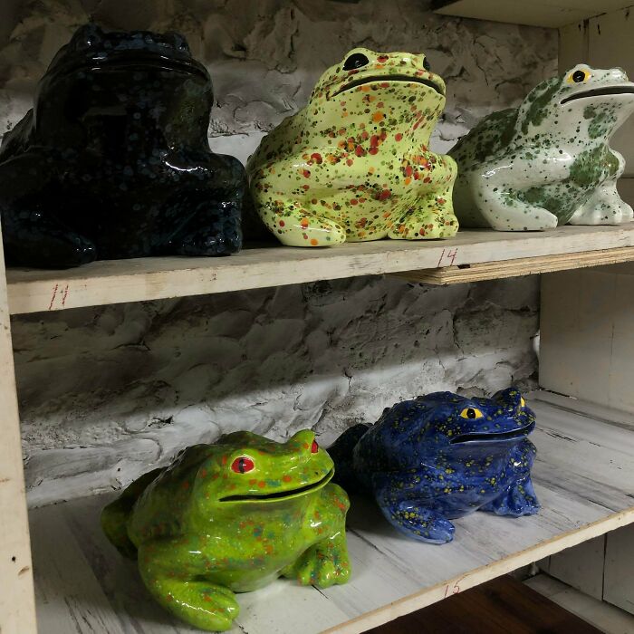 We made some toad-themed toilet paper dispensers and yes, they’re a hit!