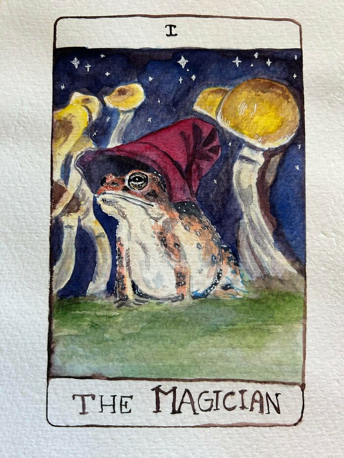 I’m doing a tarot series ’cause magical vibes are a must.