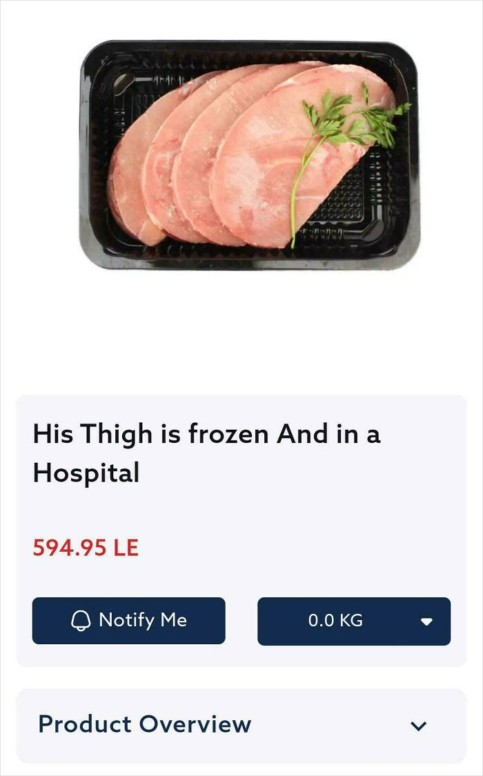 Found On A Supermarket App - What Did It Mean Again?