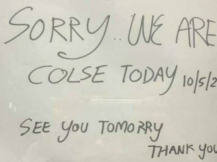 Open Tomorry - Sure, We'll Wait