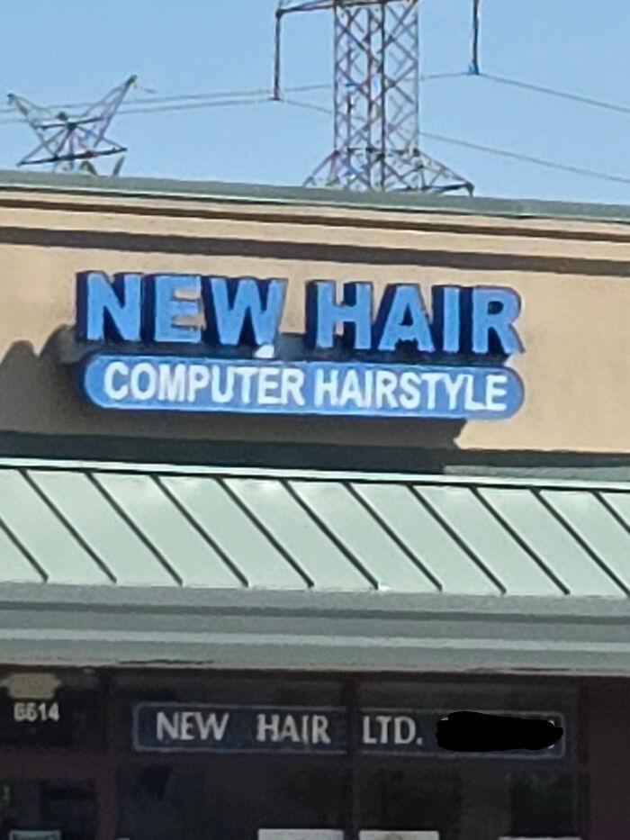 Hair Salon I Drive By Every Day - Location or Confession?