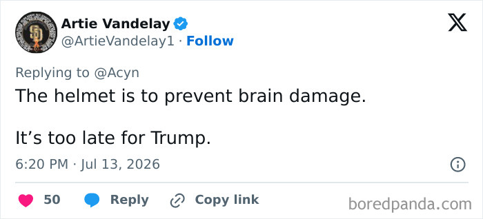 Wait Till You See The Wildest Reactions To Trump’s Fancy IndyCar Helmet