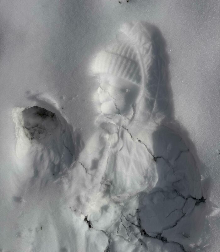 Snow Accident Or Optical Mischief?