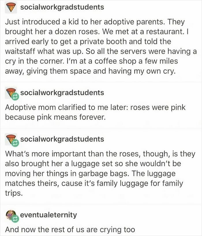 Not Crying, You’re Crying!