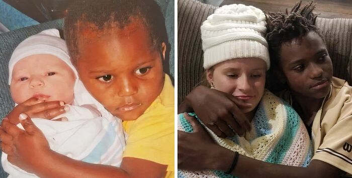 First Pic of My Son and Daughter Together—and Again 12 Years Later
