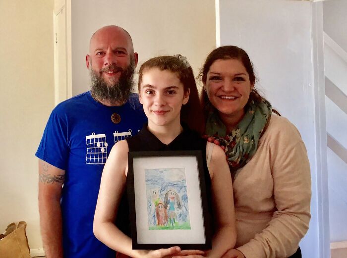 Girl’s Father’s Day Picture Starts Adoption Process—Now He’s Officially Her Dad