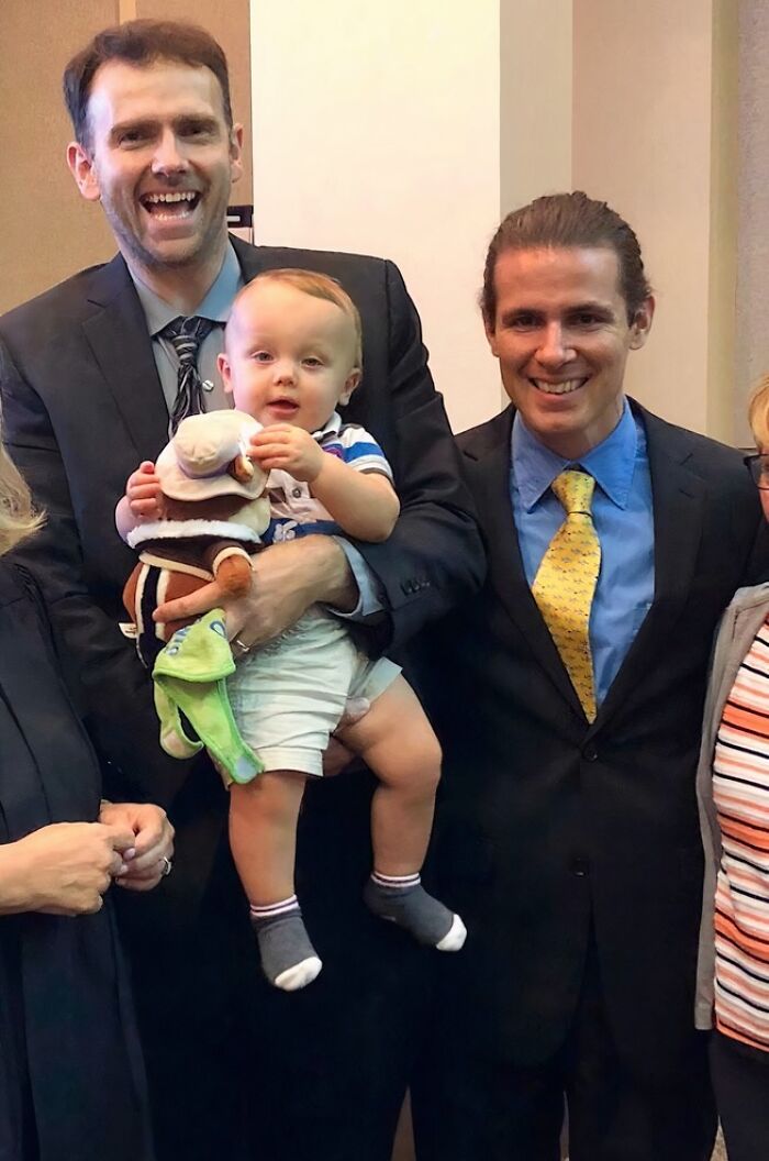 After 9 Months and 4 Home Visits, Officially Adoptive Dads!