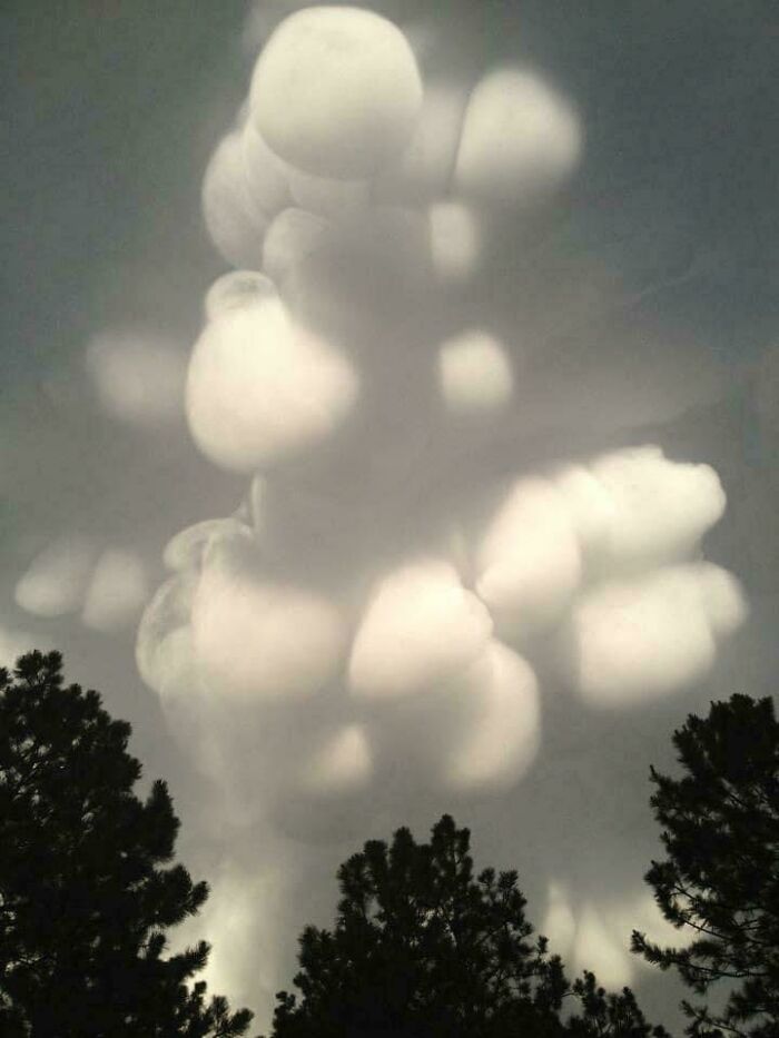 Ominous Mammatus Storm Clouds Over Monument, Colorado—Sky Drama