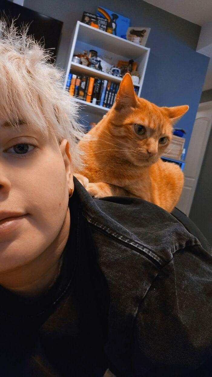 Me and My Baby Boy Kevin—Orange and Proud