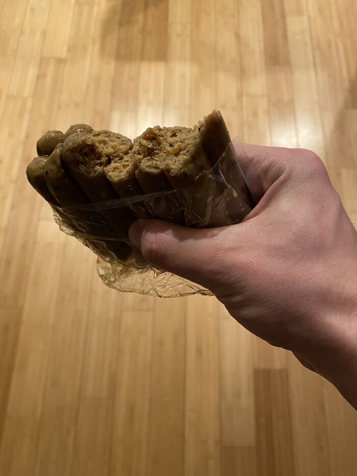 Full Package Of Field Roast Sausages Straight From The Fridge