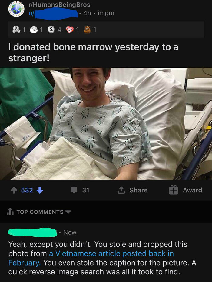 Bone Marrow Donation Lie Gets Exposed
