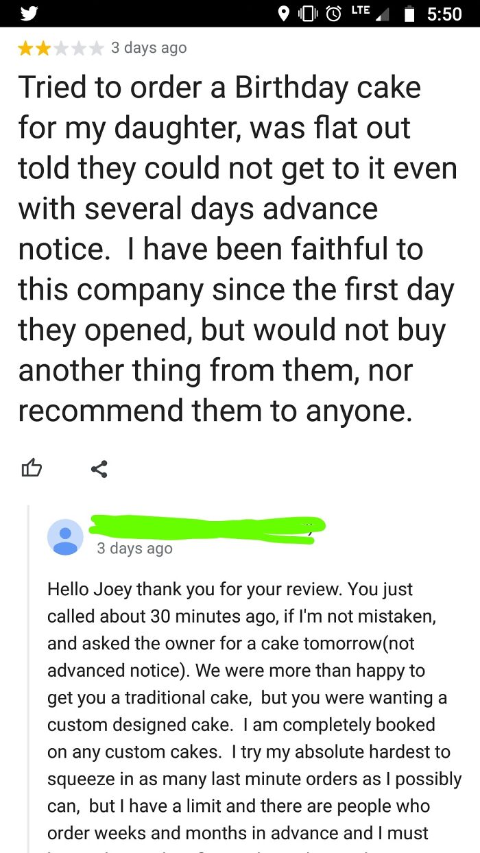 Being A Loyal Customer Doesn’t Mean You Can Lie