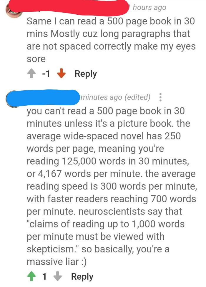 Superhuman Reading Speed? Yeah… Not So Much