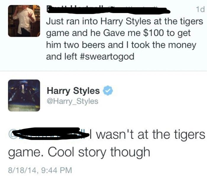 Because Celebs Totally Hand Money To Randoms, Right?