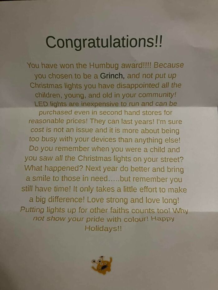 Someone Wants More Lights In The Neighborhood—Karen Strikes Again!