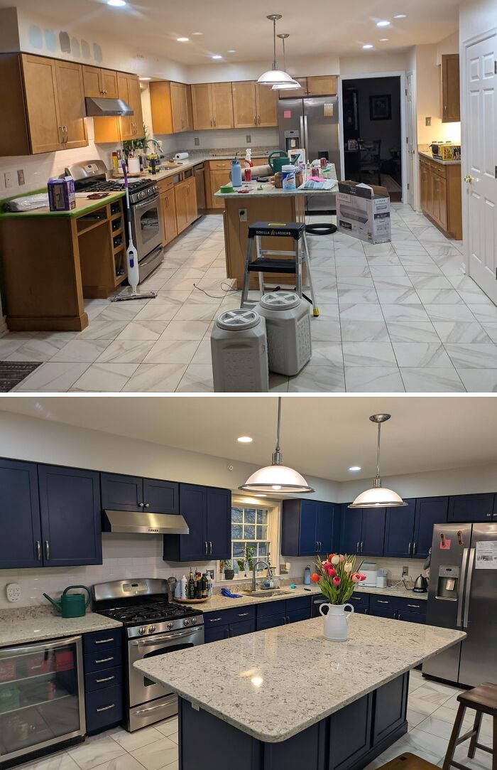 Painted My Kitchen Cabinets and WOW — Before and After Madness!