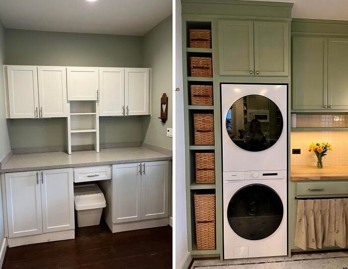 New Laundry Nook in Our 150-Year-Old House — Before, After, and How We Did It