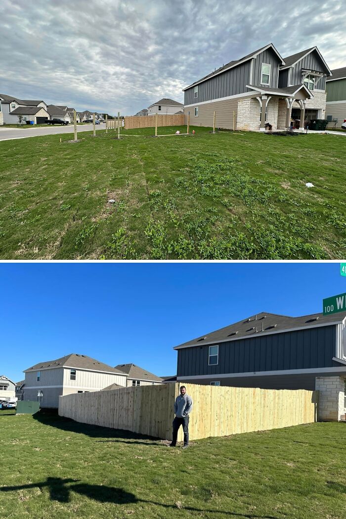 Hubby Showed Off His DIY Fence — Saved $2,250 From Contractor Quotes!