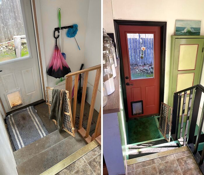 Mini Stairwell Redo — Before and After Pics!