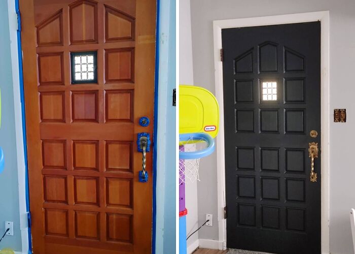 Before and After DIY Door Renovation — Who’s the New Door Star?
