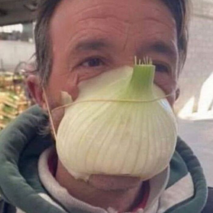 Onion Mask: Weird But Intriguing