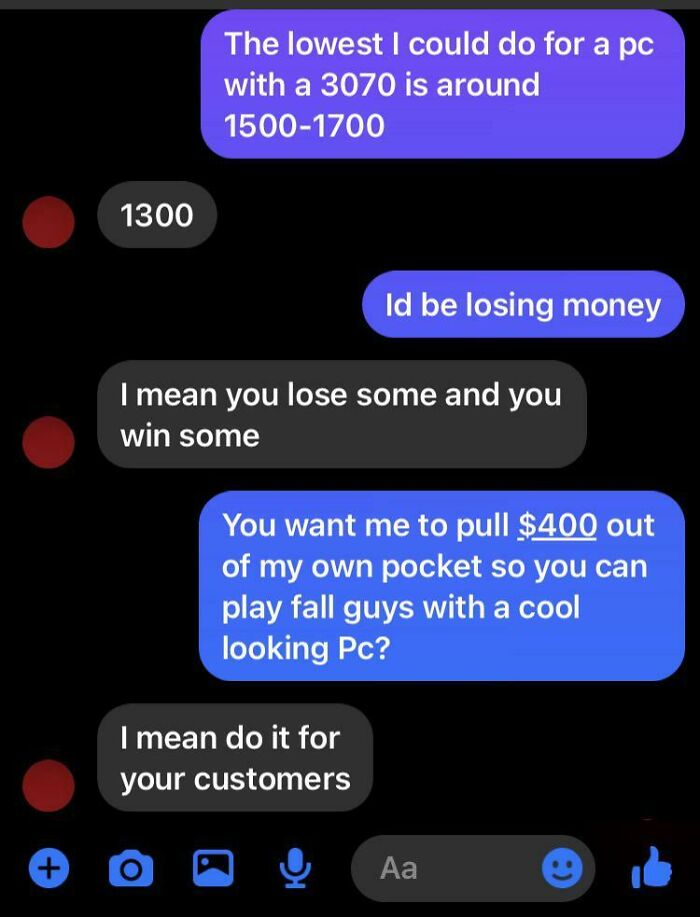 Building Custom PCs on Facebook Marketplace and This Shows Up