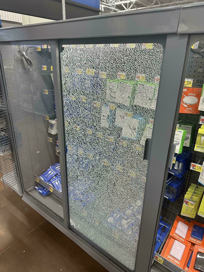 Customer Tried to Yank Open Door While Associate Was Busy