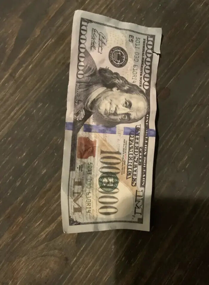 Group of Four Older Ladies Leaves This at the Table Next to Me