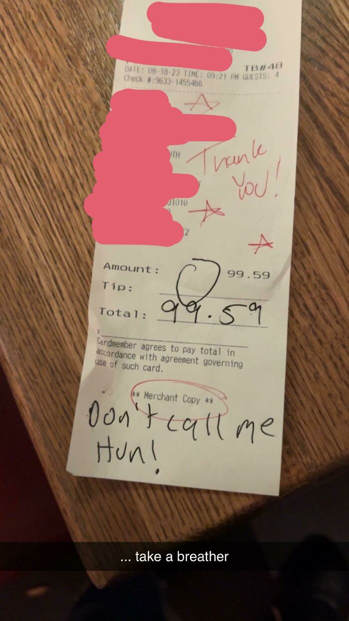 Is Calling Customers ‘Hun’ a Bit Weird?