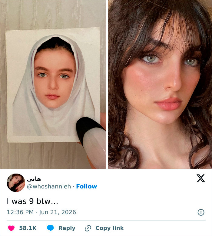 15 Side-by-Side Pics That Show How Ladies Said Goodbye to Their Hijabs