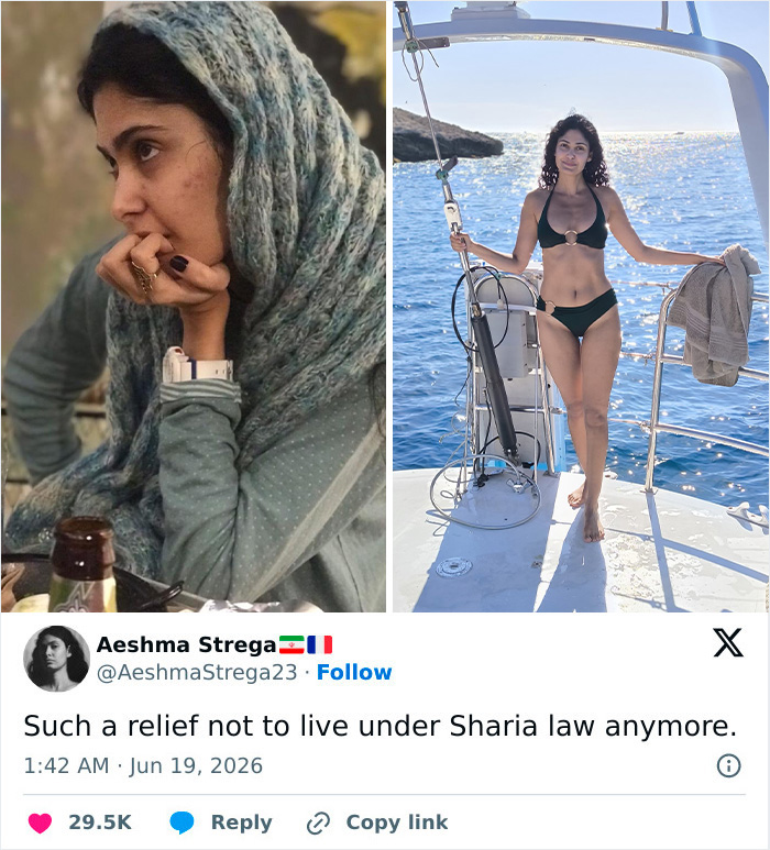 15 Side-by-Side Pics That Show How Ladies Said Goodbye to Their Hijabs
