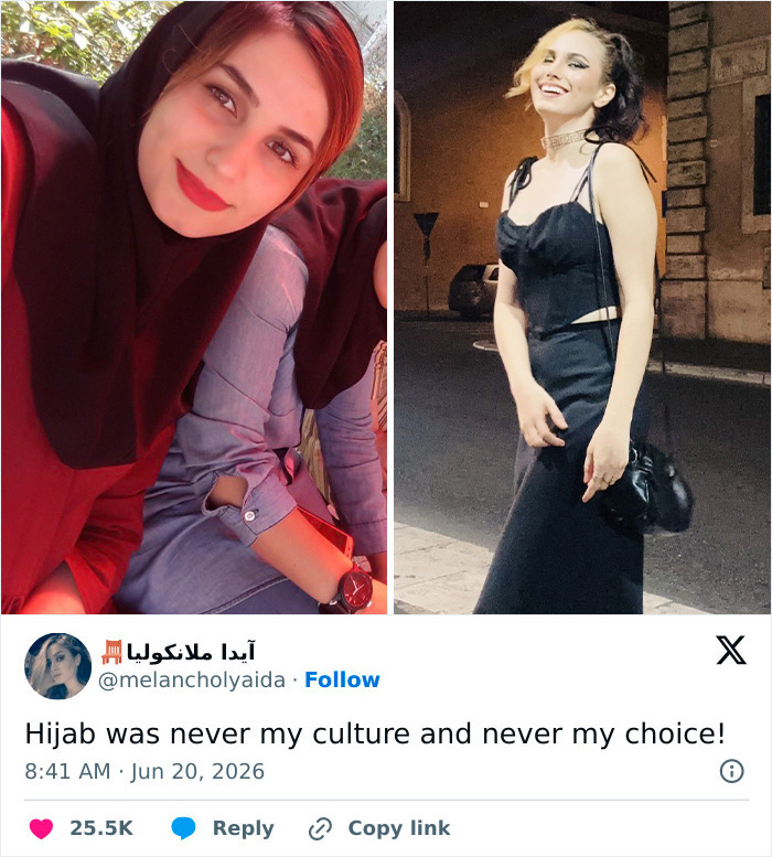 15 Side-by-Side Pics That Show How Ladies Said Goodbye to Their Hijabs