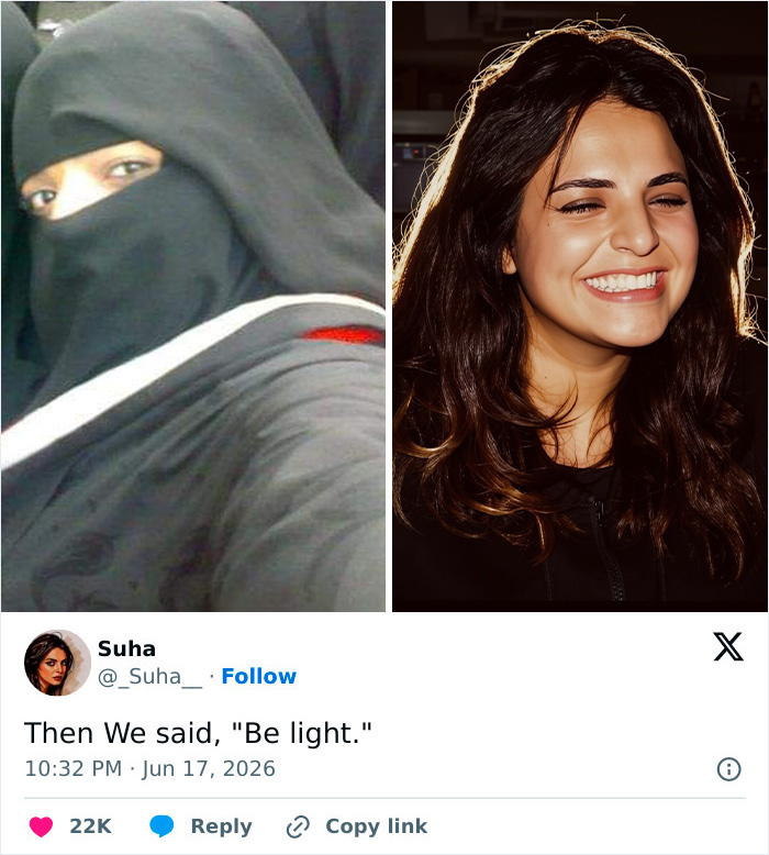 15 Side-by-Side Pics That Show How Ladies Said Goodbye to Their Hijabs