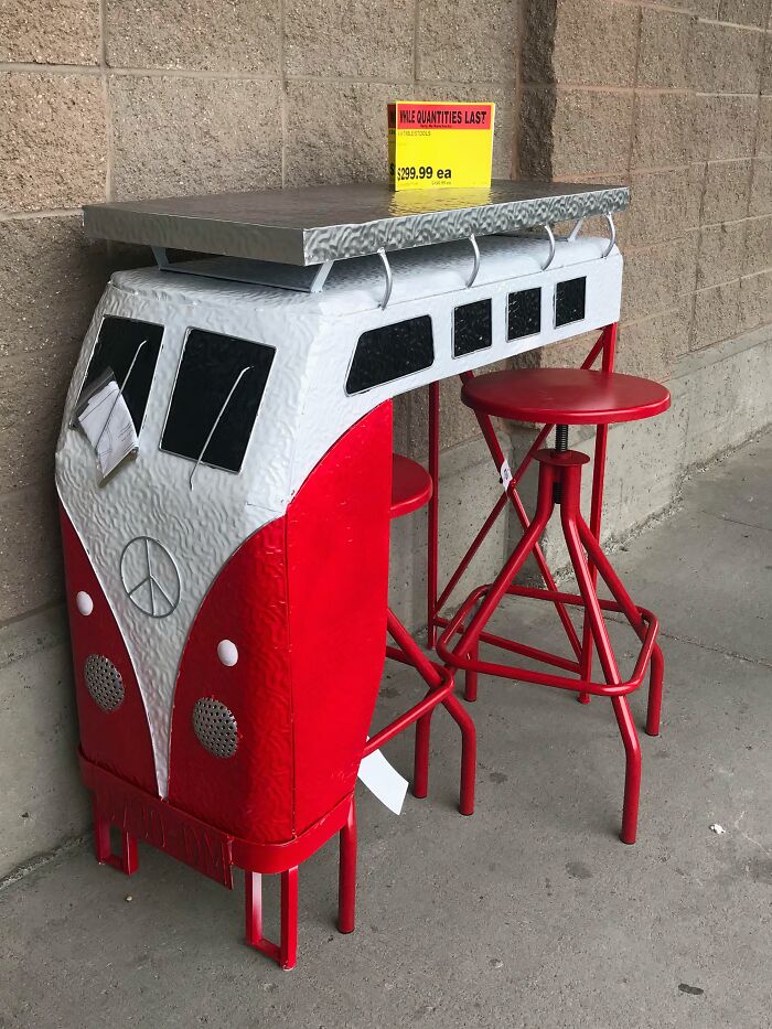 This VW Bus Table + Stools (Road Trip, Anyone?)