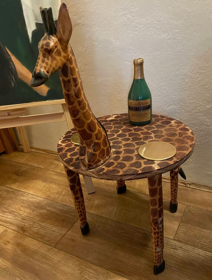 Who Even Thought A Giraffe Table Was A Good Idea?