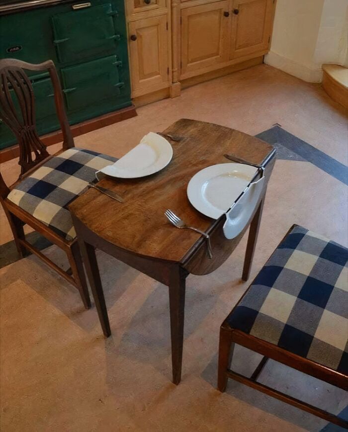 Folding Dinner Table (For Those Who Like Surprises)