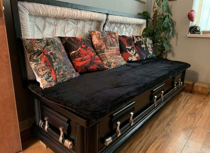 Casket Couch (Rest In Peace, Comfort?)
