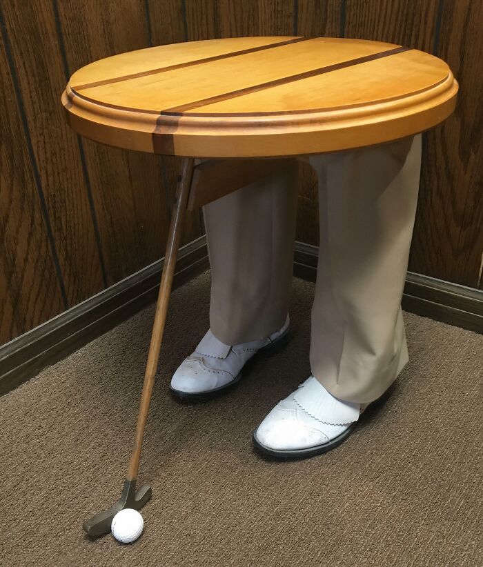 Three-Legged Table Found In The Office (Heart Palpitations Guaranteed)